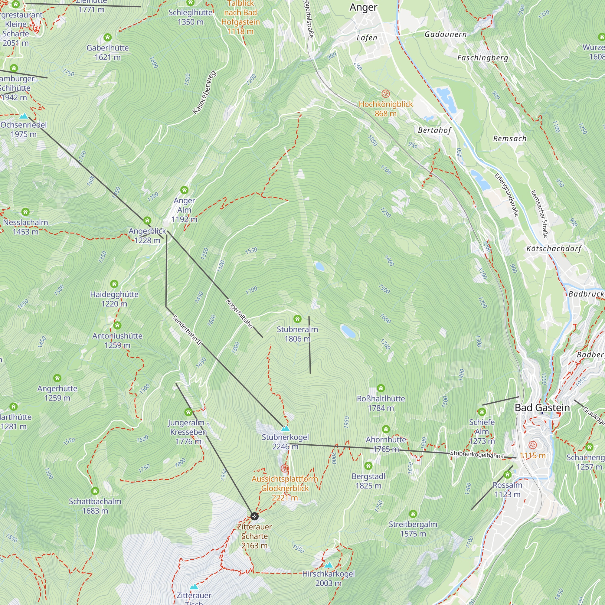 Stubneralm map