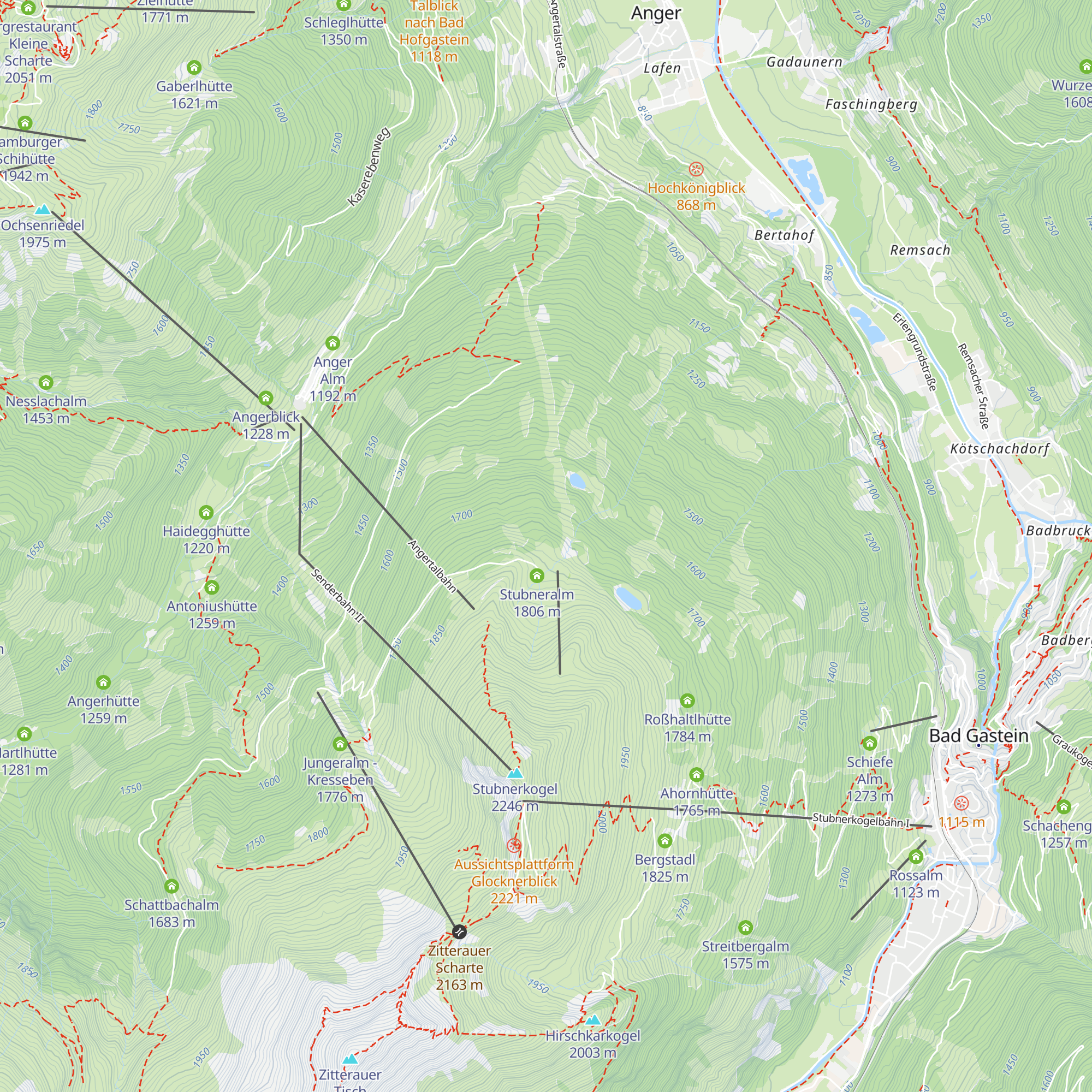Stubneralm map