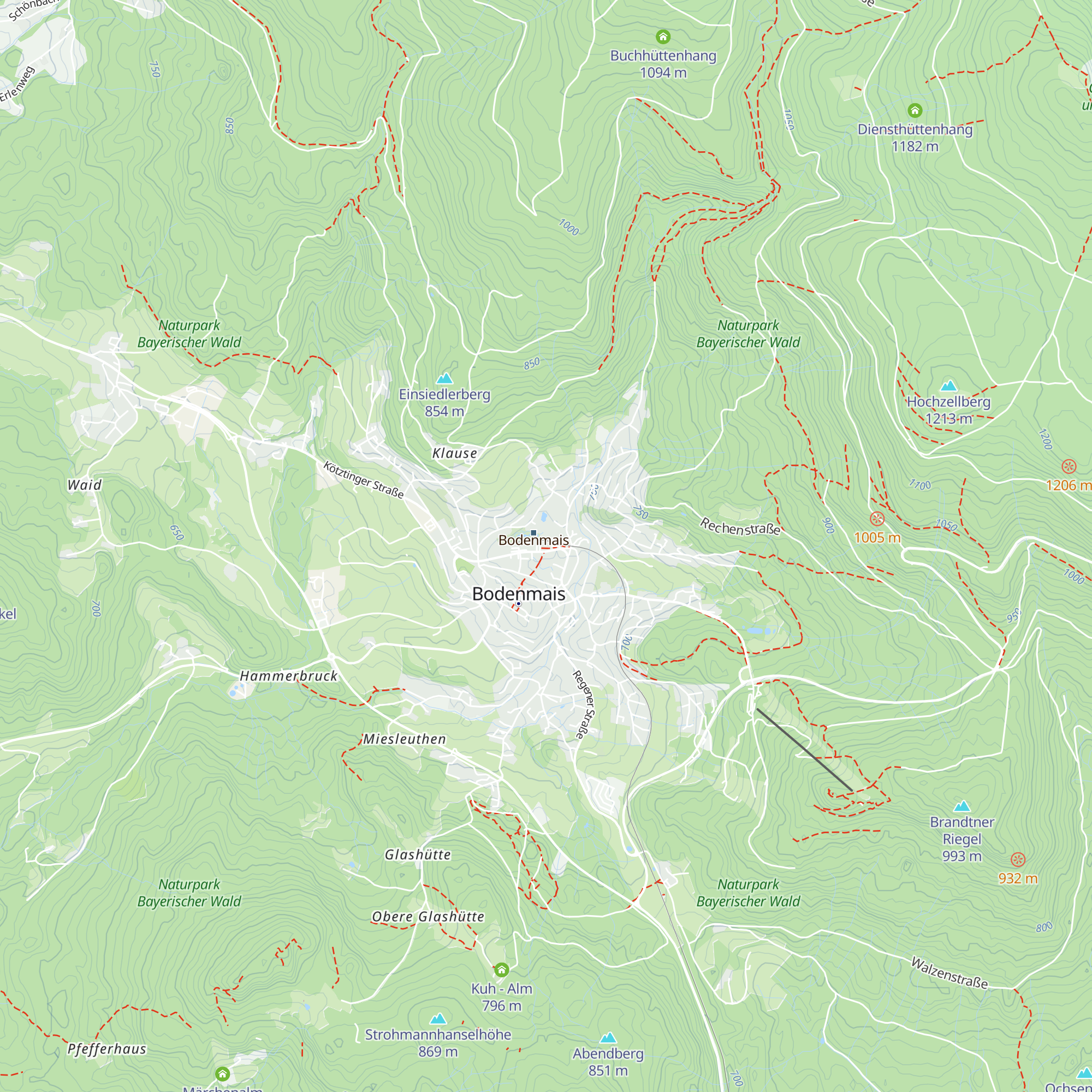 Tourist Information map