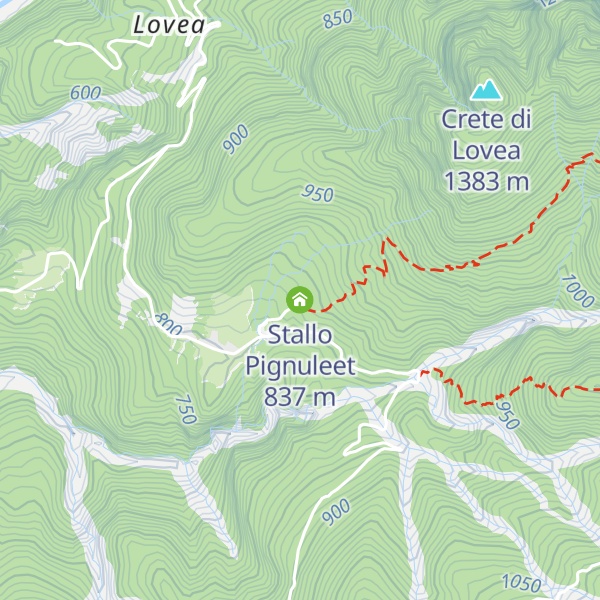 Map of Stallo Pignuleet