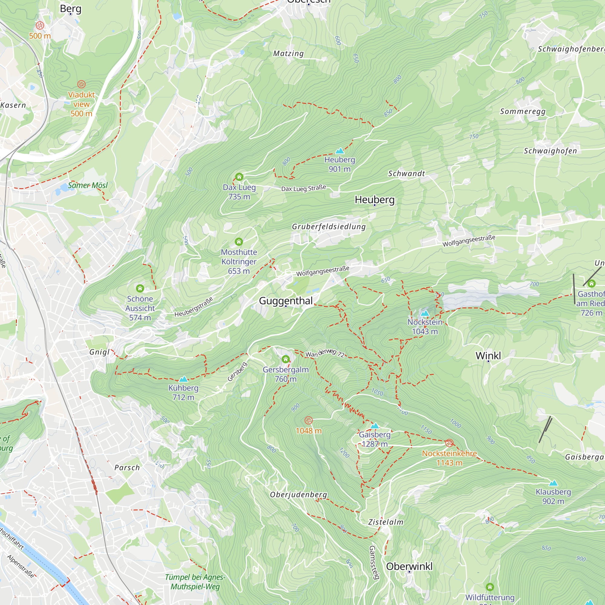 Villa Guggenthal map