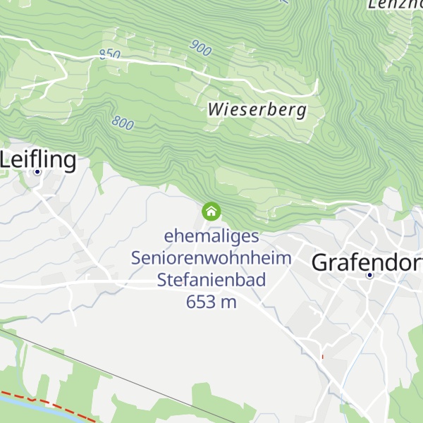 Map of ehemaliges Seniorenwohnheim Stefanienbad