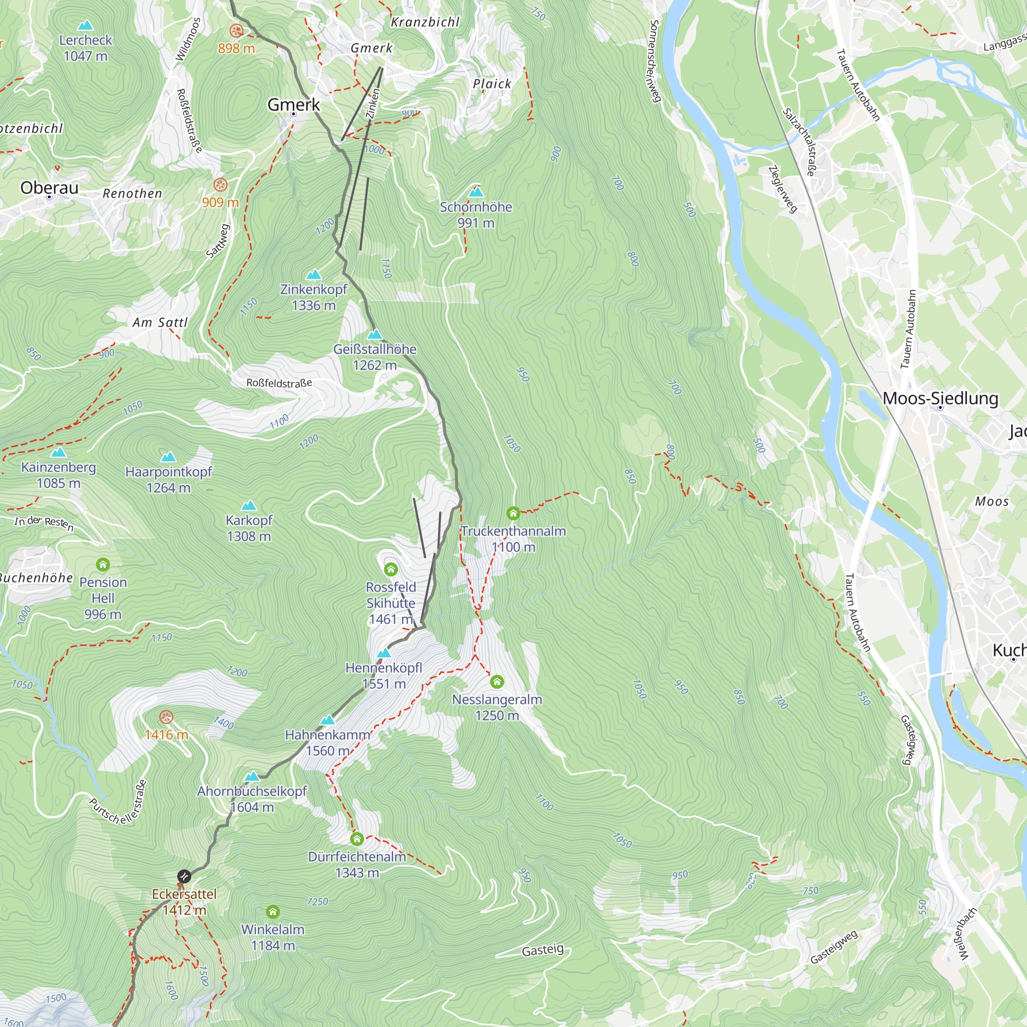 Truckenthannalm map