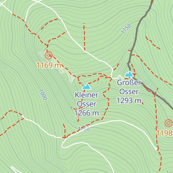 Map of Kleiner Osser