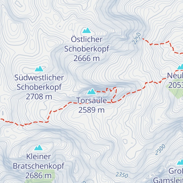 Map of Torsäule