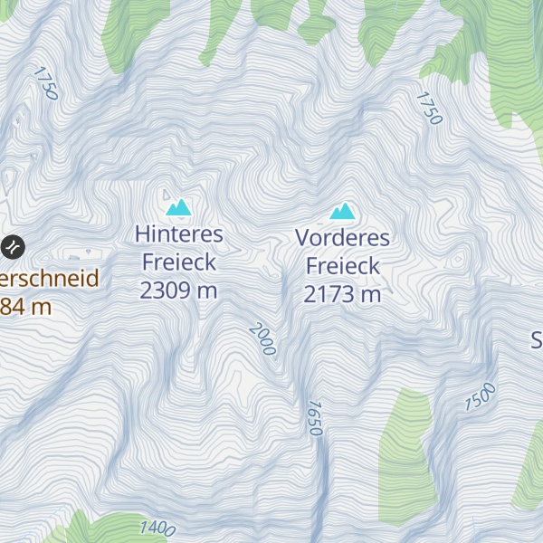 Map of Gruberhorn