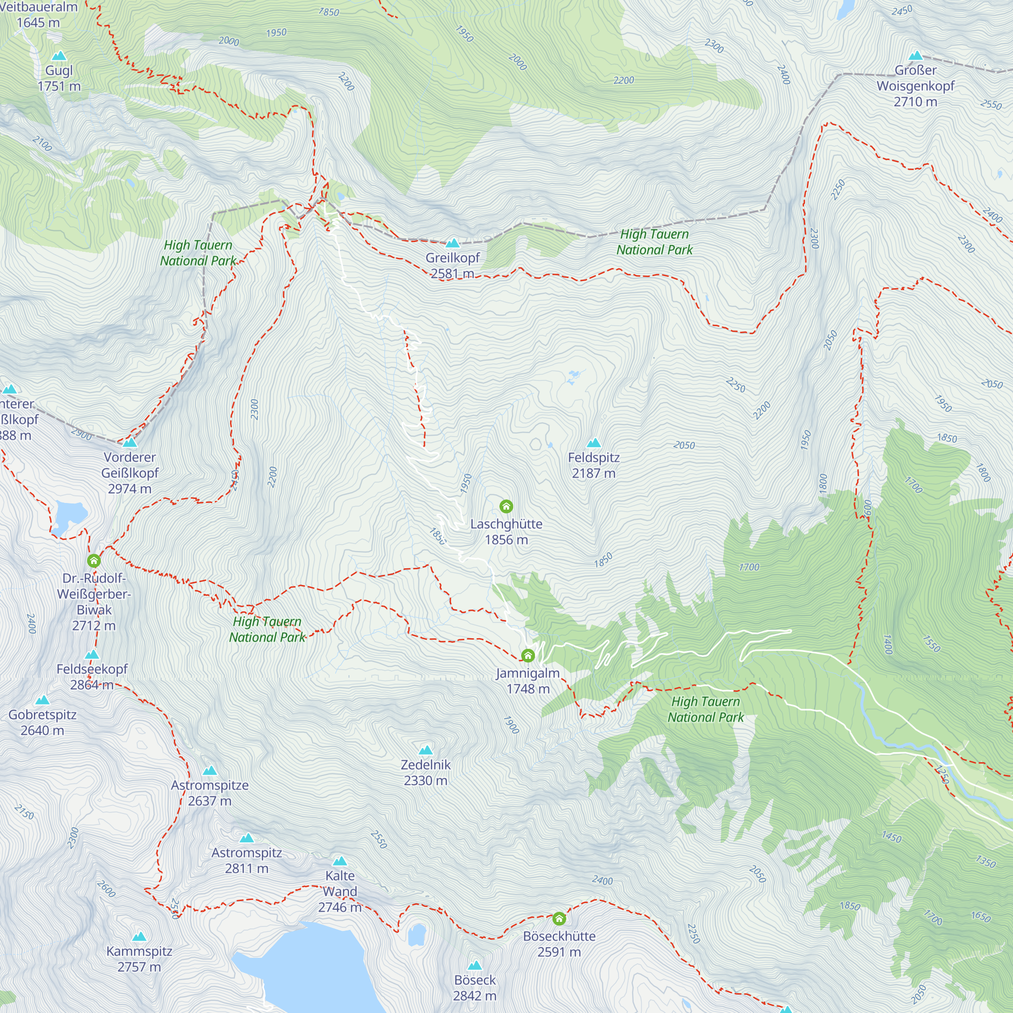 Laschghütte map
