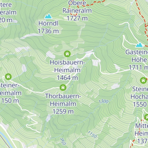 Map of Rieser-Heimalm