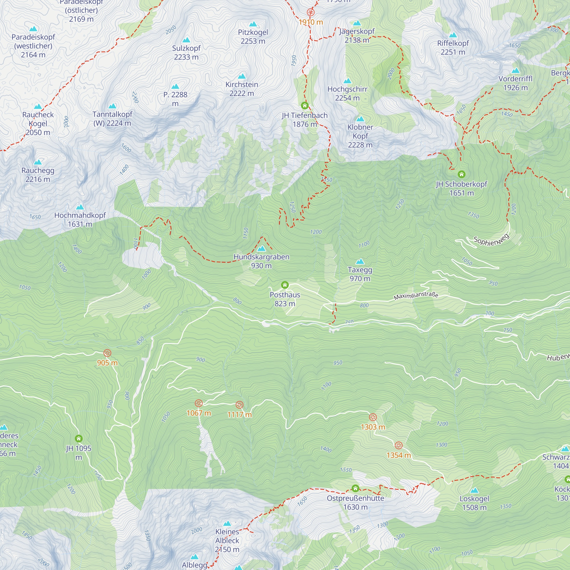 Posthaus map