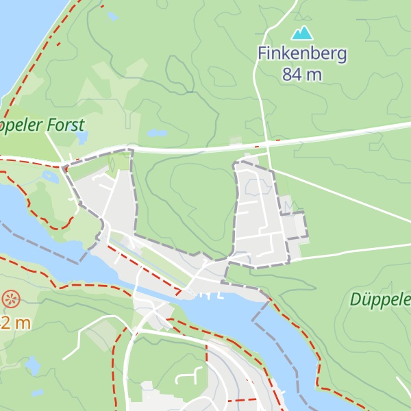 Map of Böttcherberg