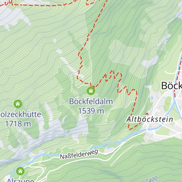 Map of Böckfeldalm