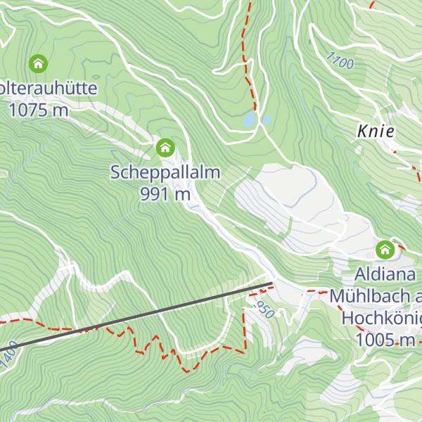 Map of Bike & Snow Hotel Lederer