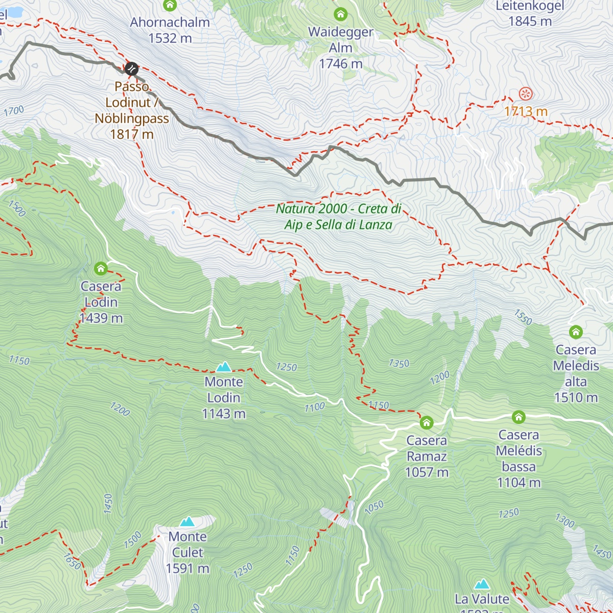 Casera Ramaz Bassa map