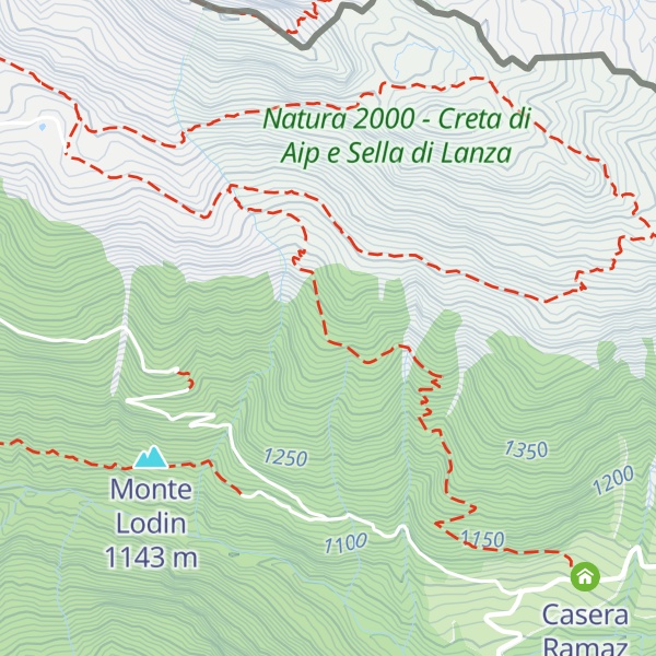 Map of Casera Ramaz Bassa
