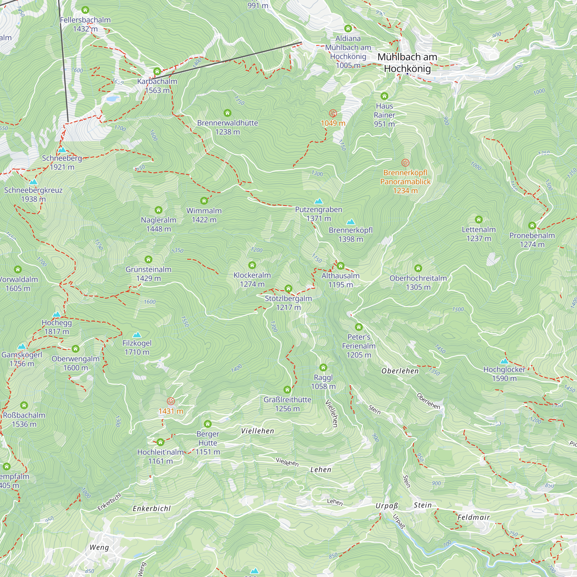 Stötzlbergalm map