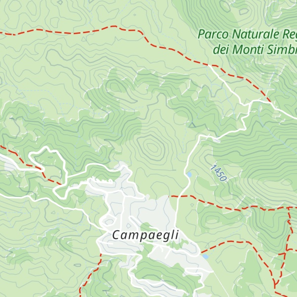 Map of Monte Castell'Amato