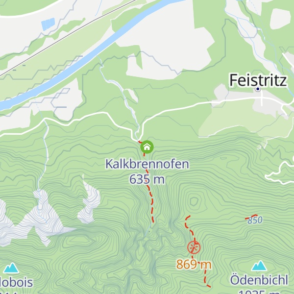 Map of Kalkbrennofen