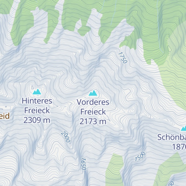 Map of Vorderes Freieck