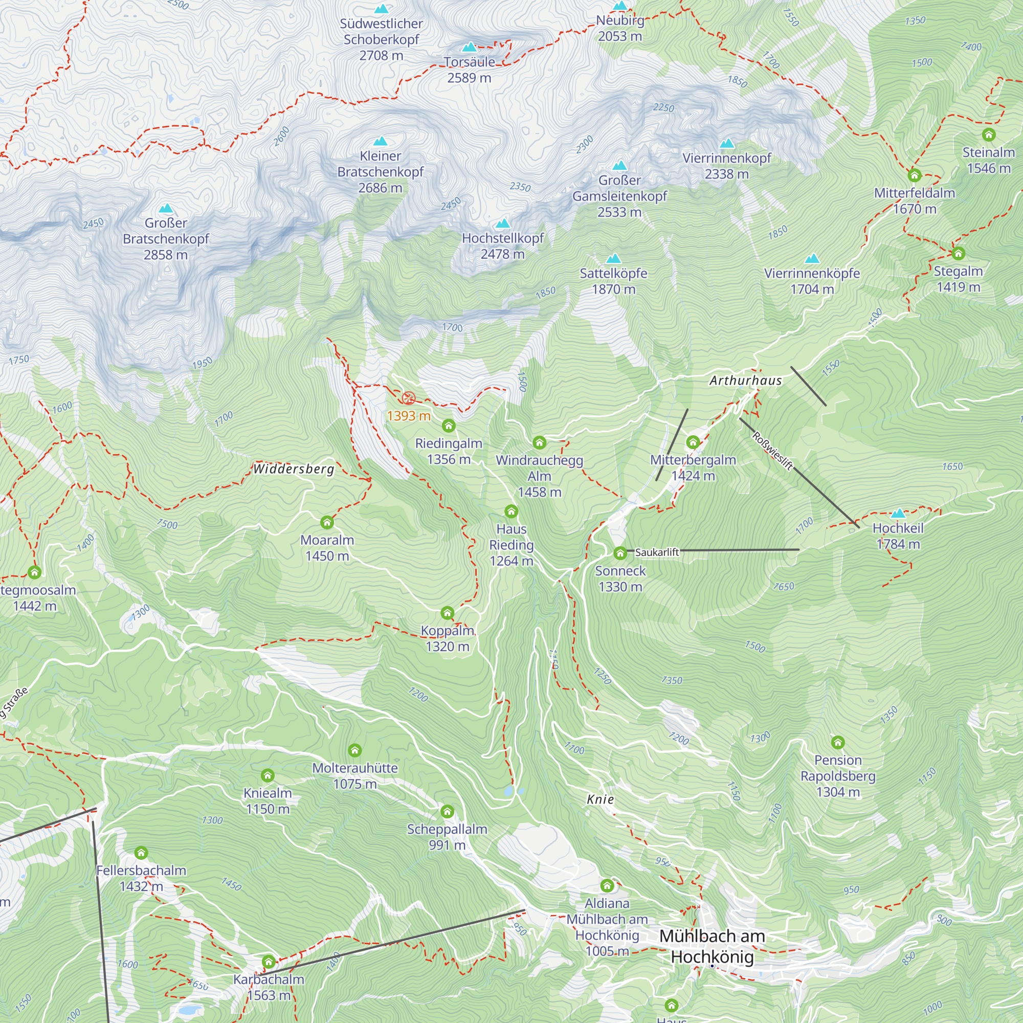 Haus Rieding map