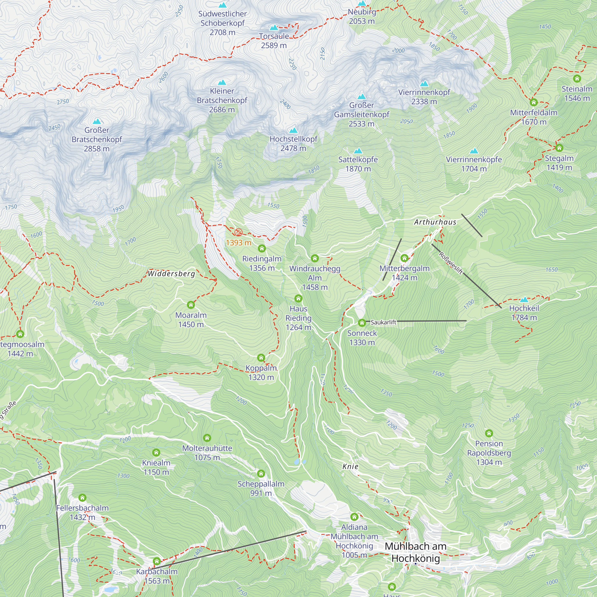 Haus Rieding map