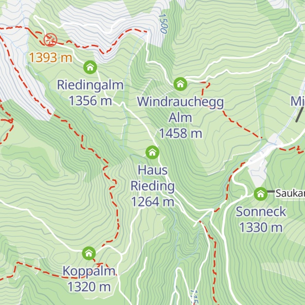 Map of Haus Rieding
