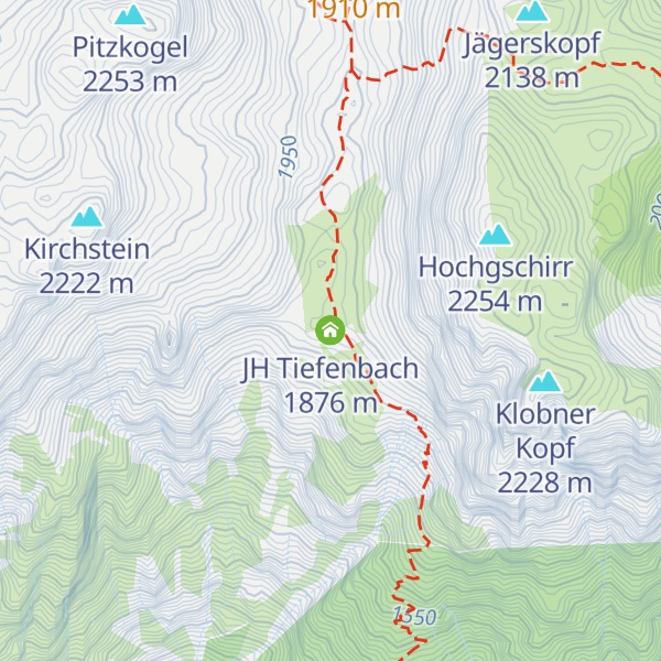 Map of JH Tiefenbach