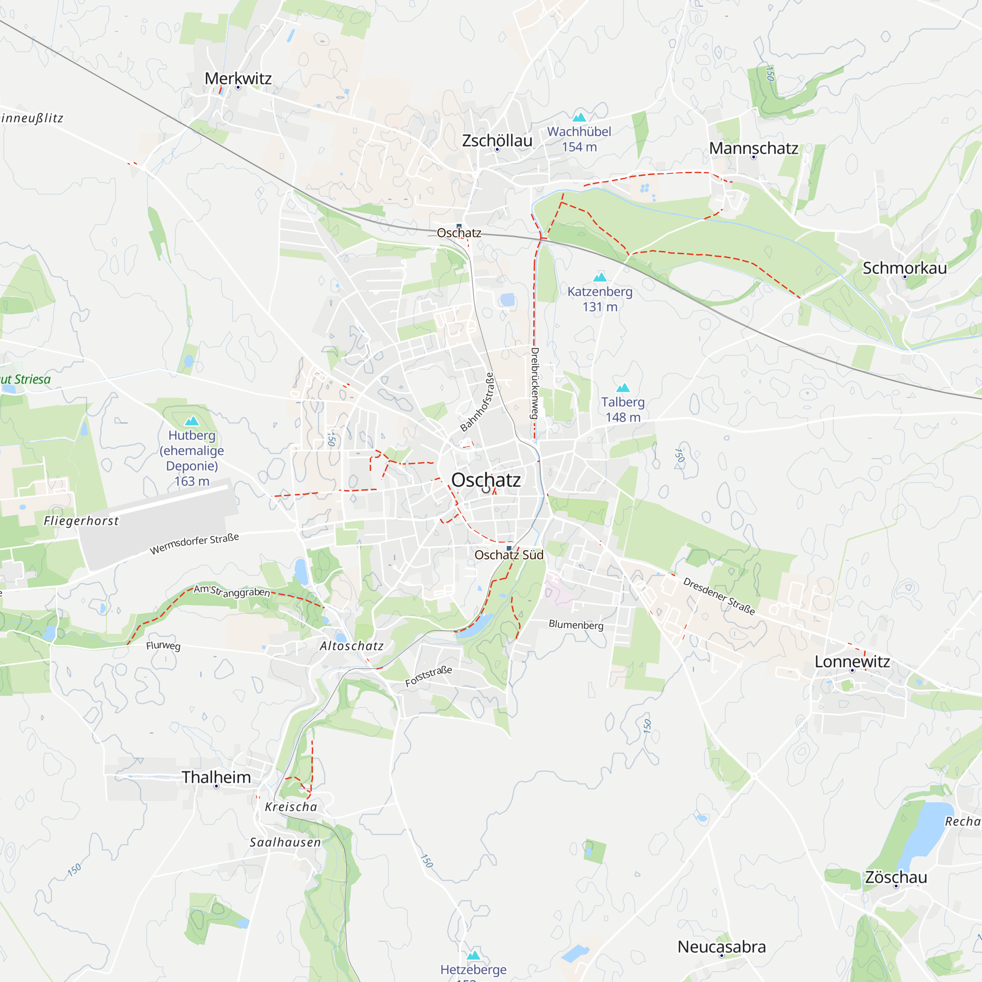 Oschatz-Information map