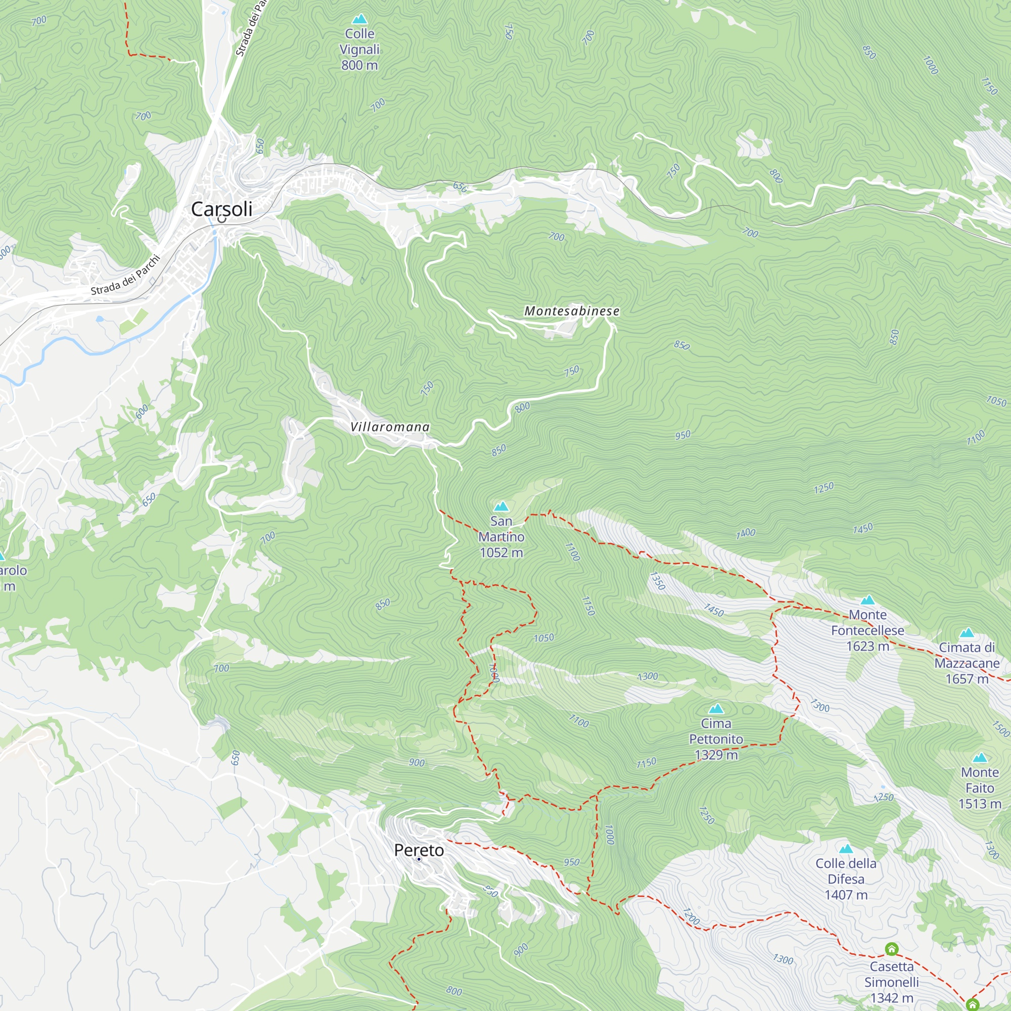 Rifugio Romitorio map