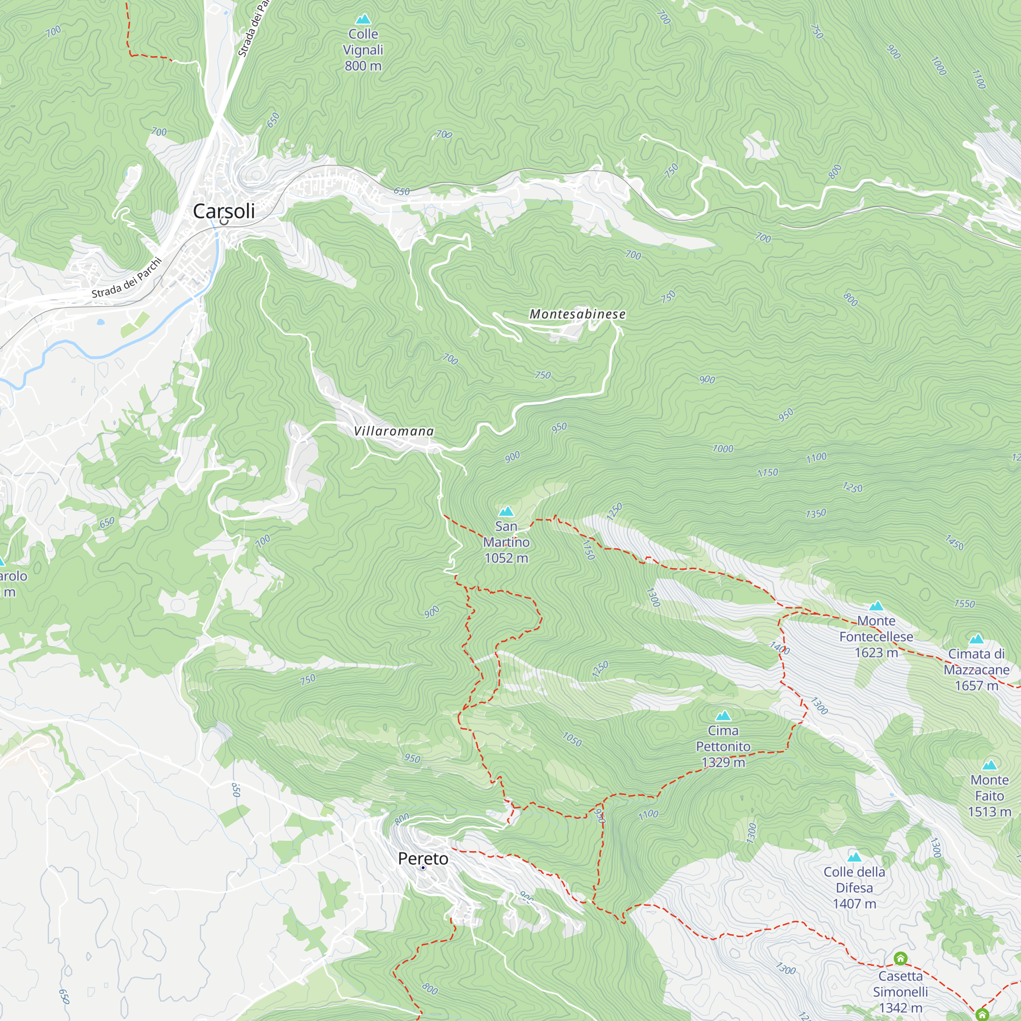 Rifugio Romitorio map