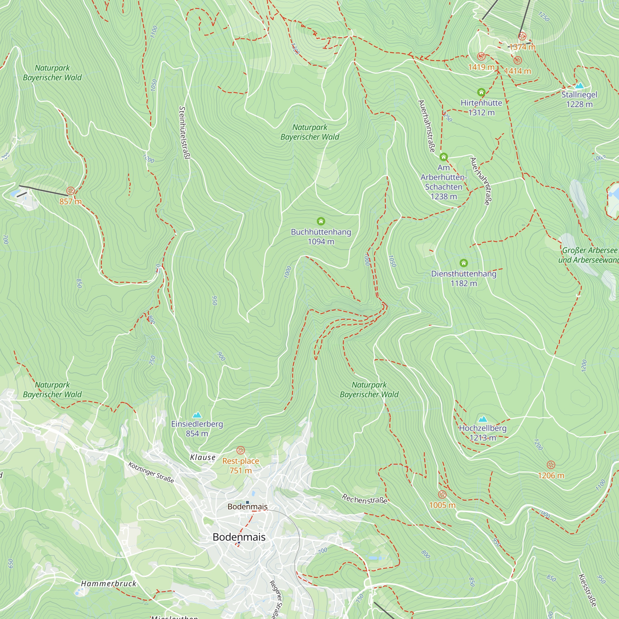 Schutzhütte map