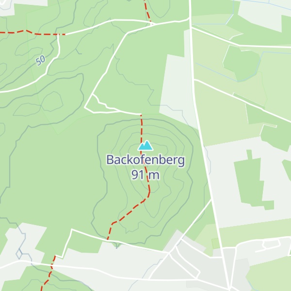 Map of Backofenberg