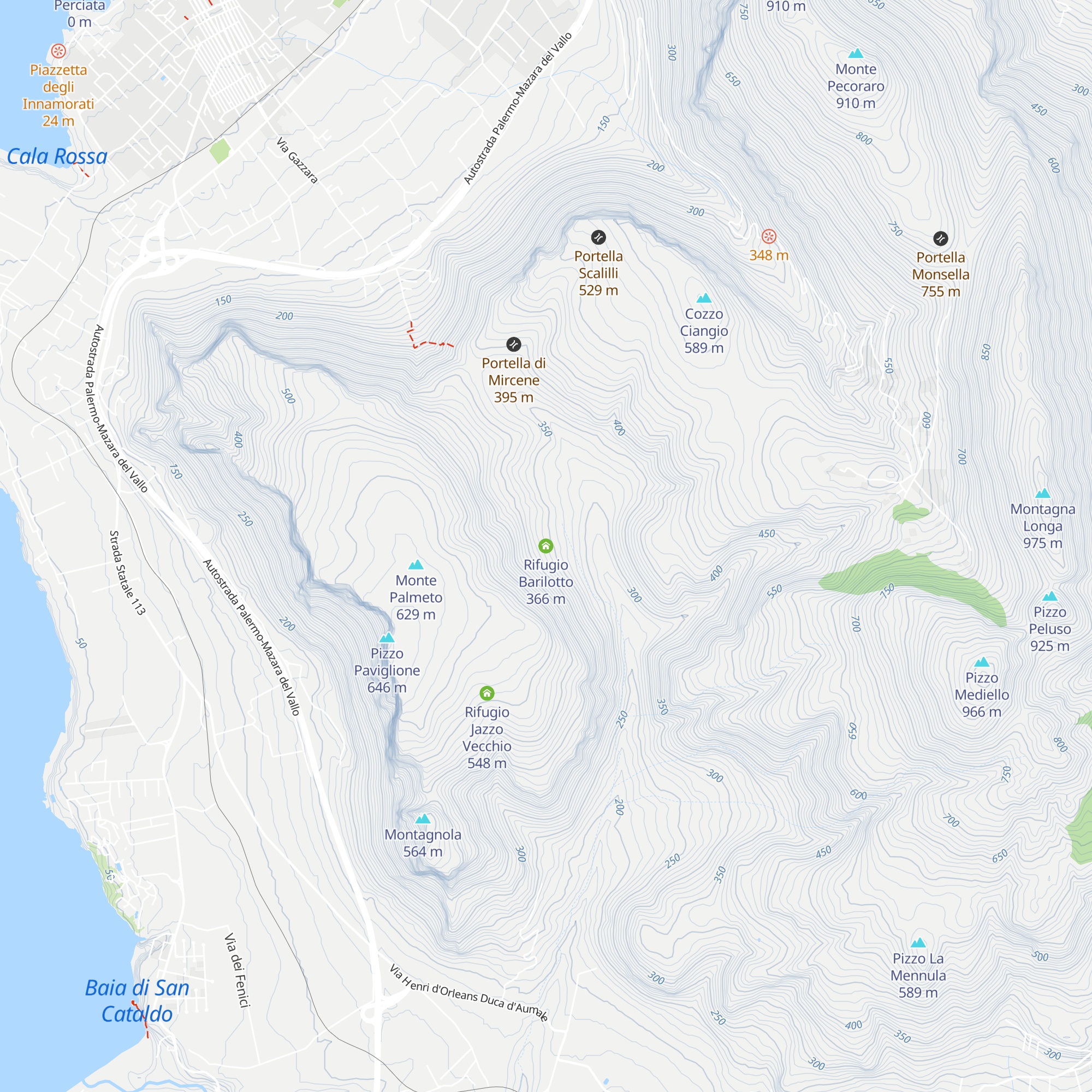 Rifugio Barilotto map