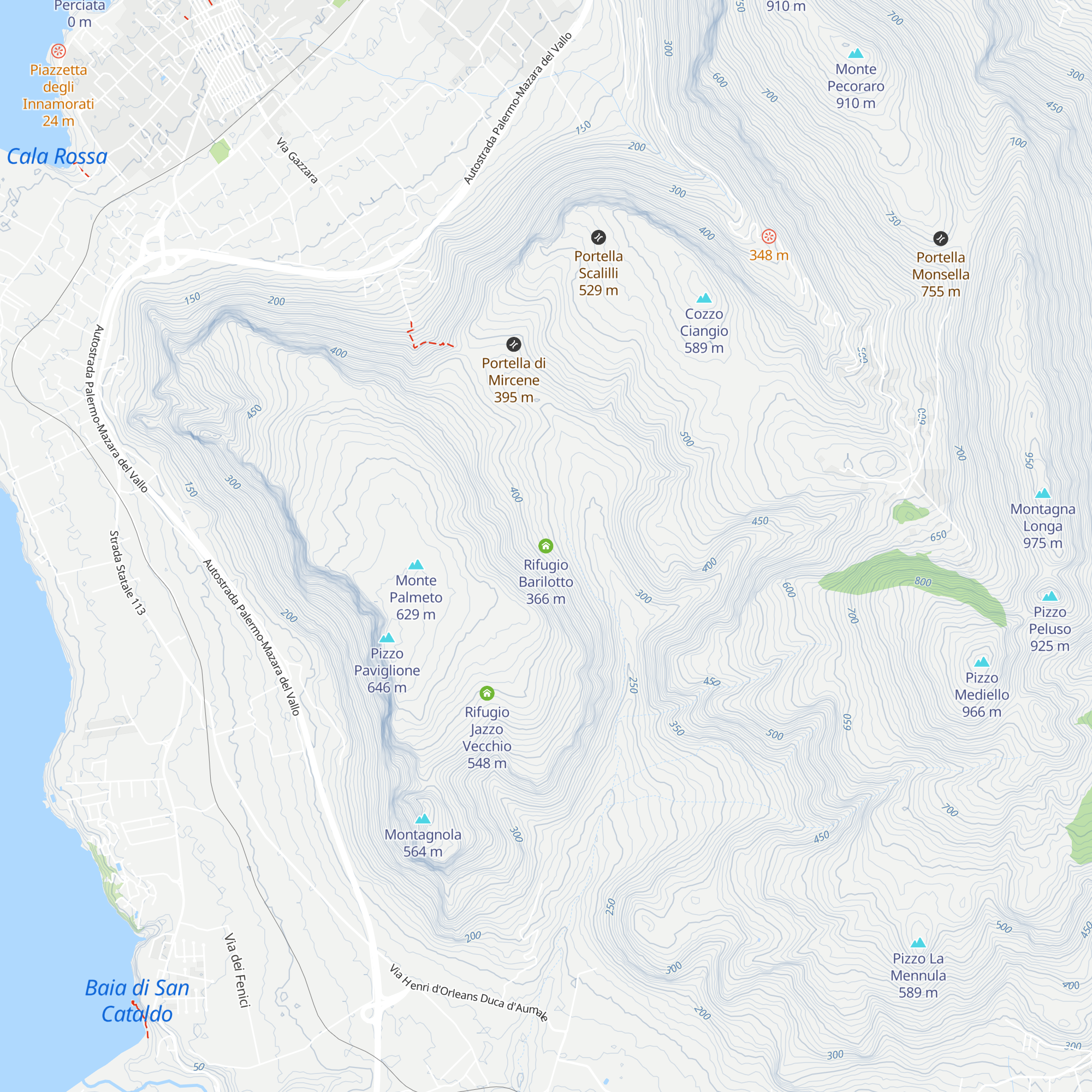 Rifugio Barilotto map