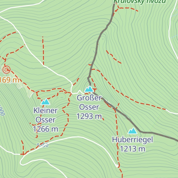 Map of Großer Osser