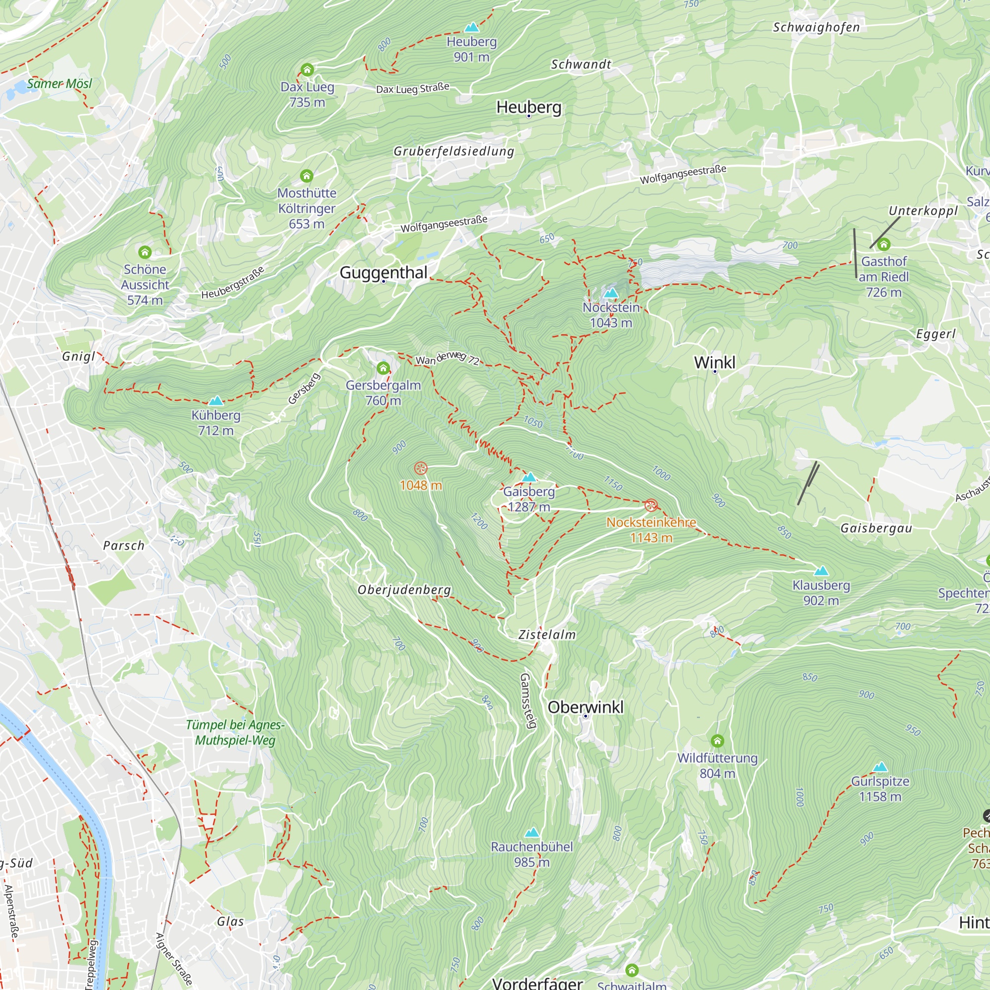 Amateurfunkrelais OE2XZR map