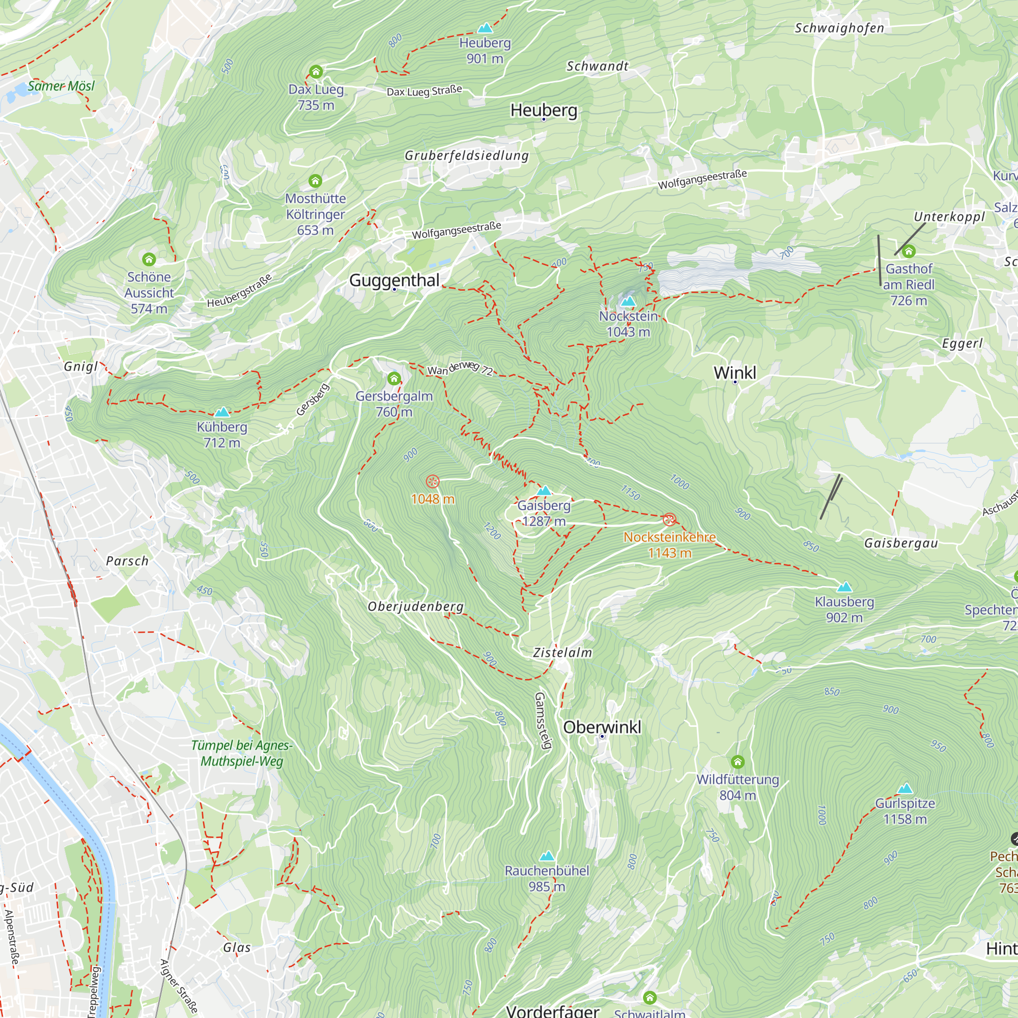 Amateurfunkrelais OE2XZR map