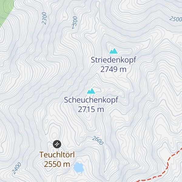 Map of Scheuchenkopf
