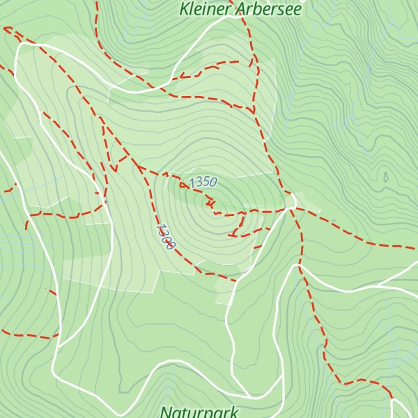 Map of Kleiner Arber