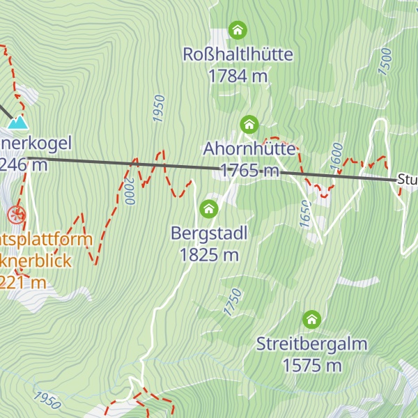 Map of Bergstadl