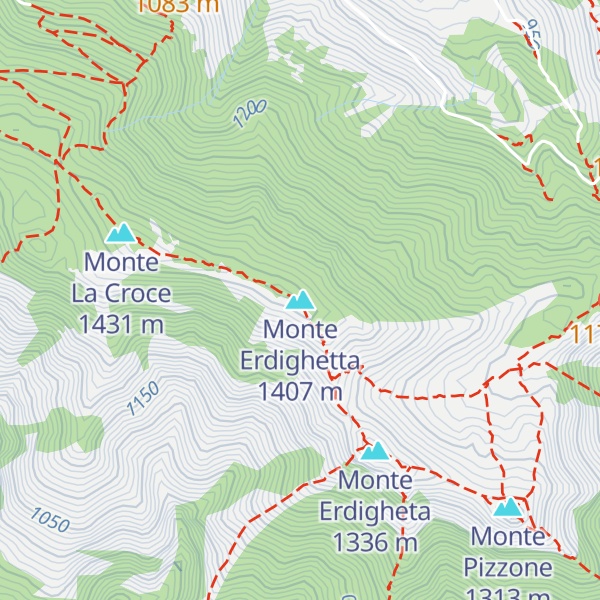 Map of Monte Erdighetta