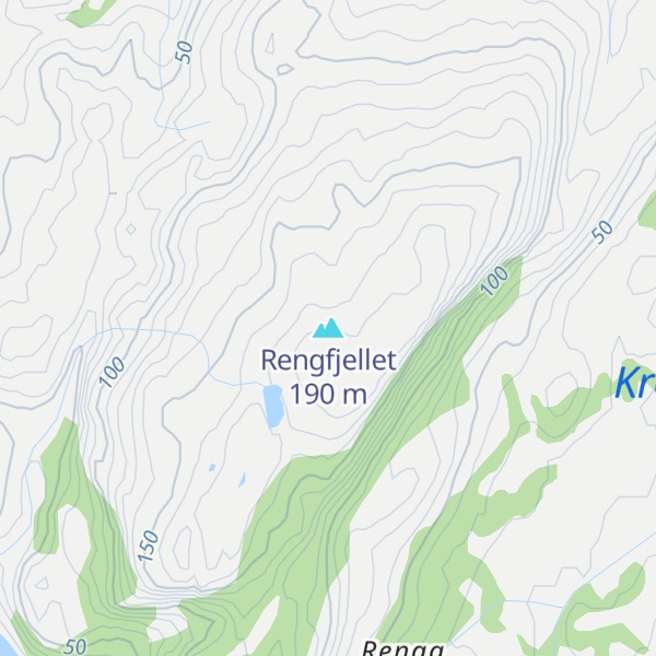 Map of Rengfjellet
