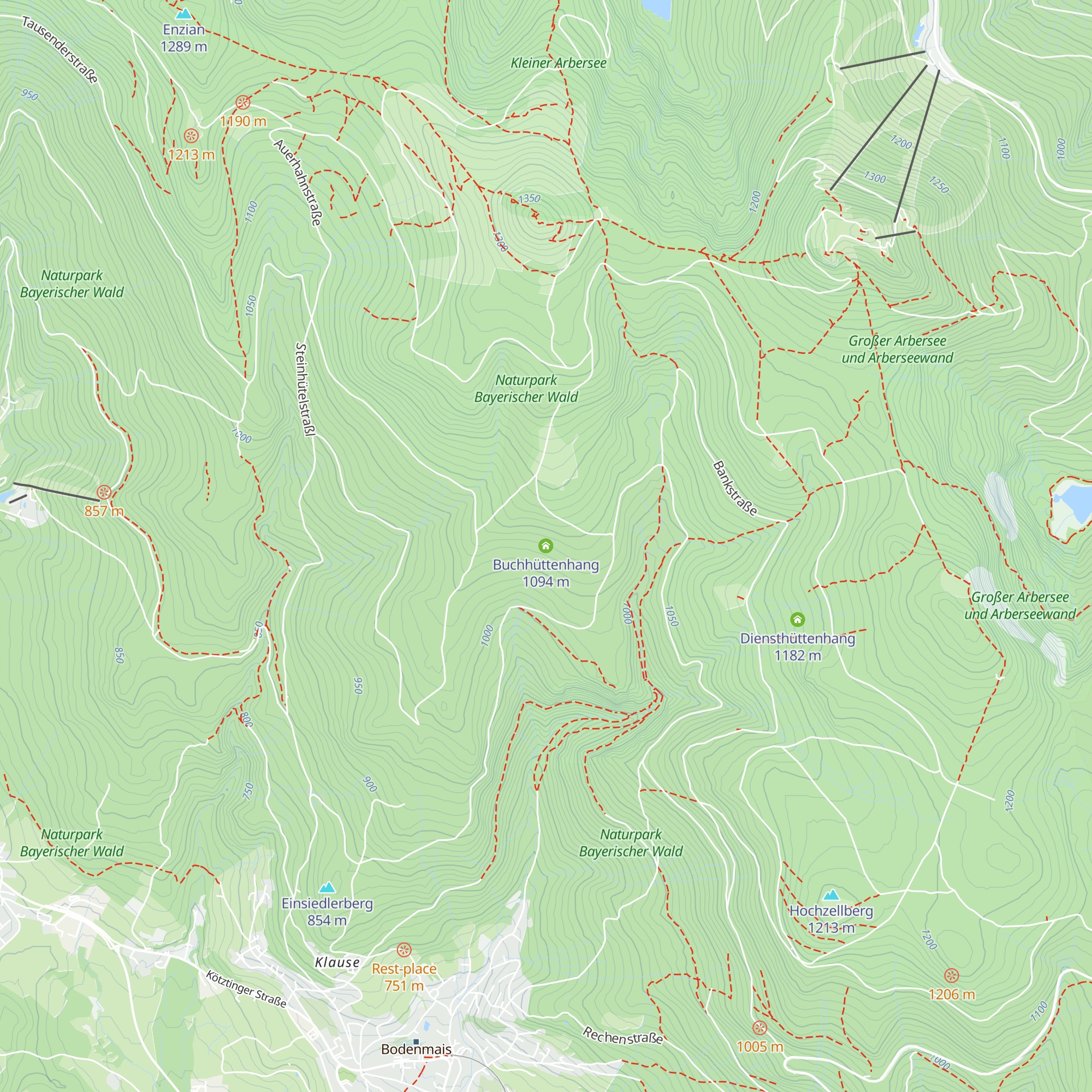 Buchhüttenhang map