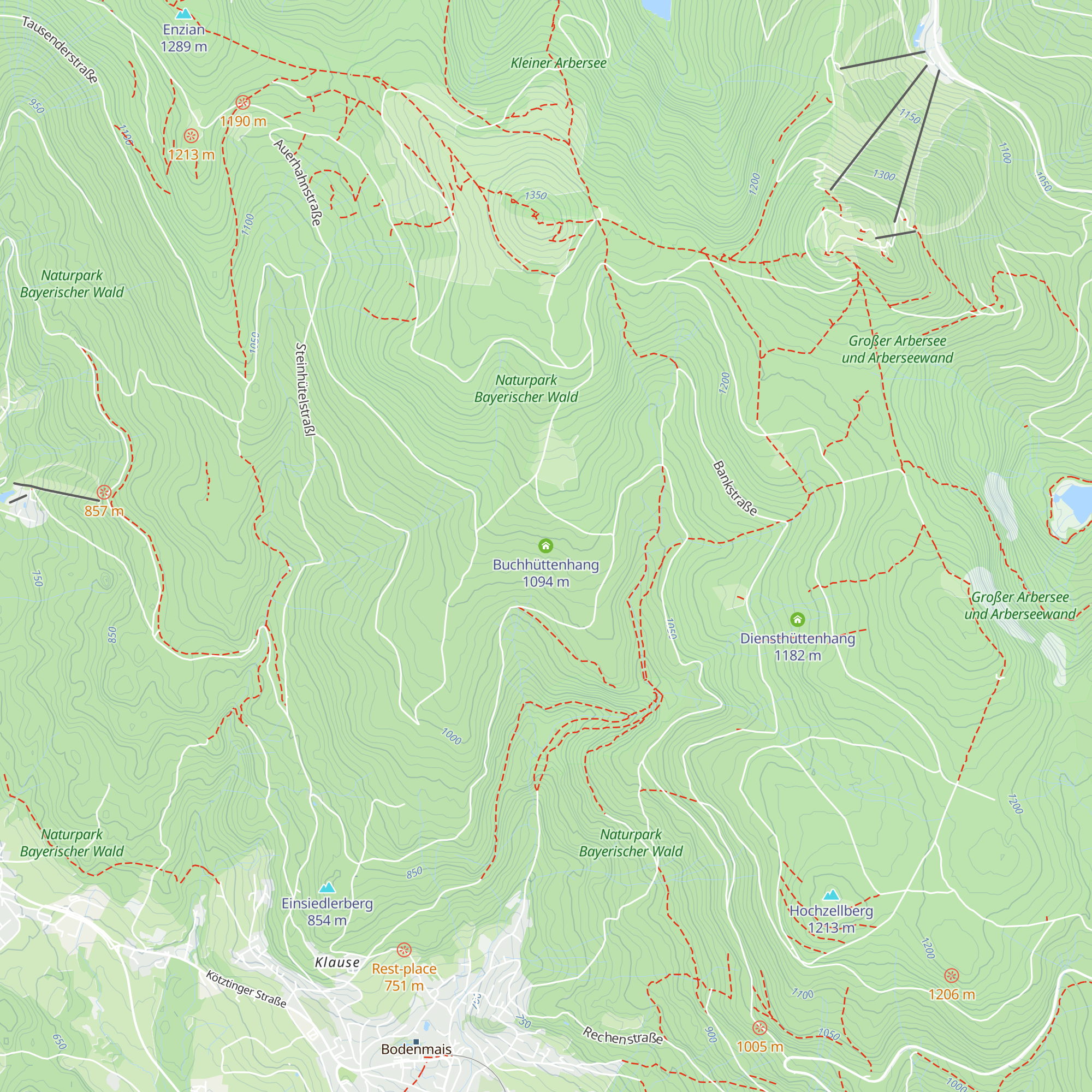 Buchhüttenhang map