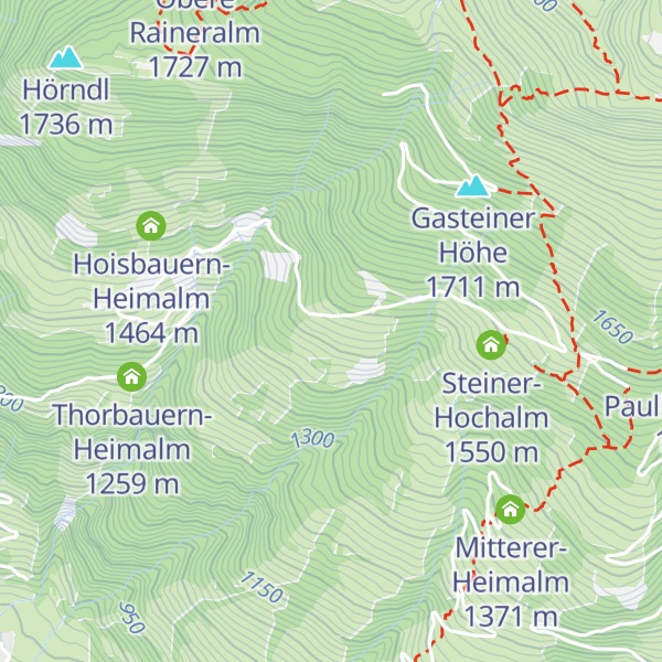Map of Maierhofalmen