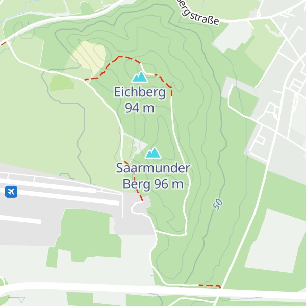 Map of Saarmunder Berg