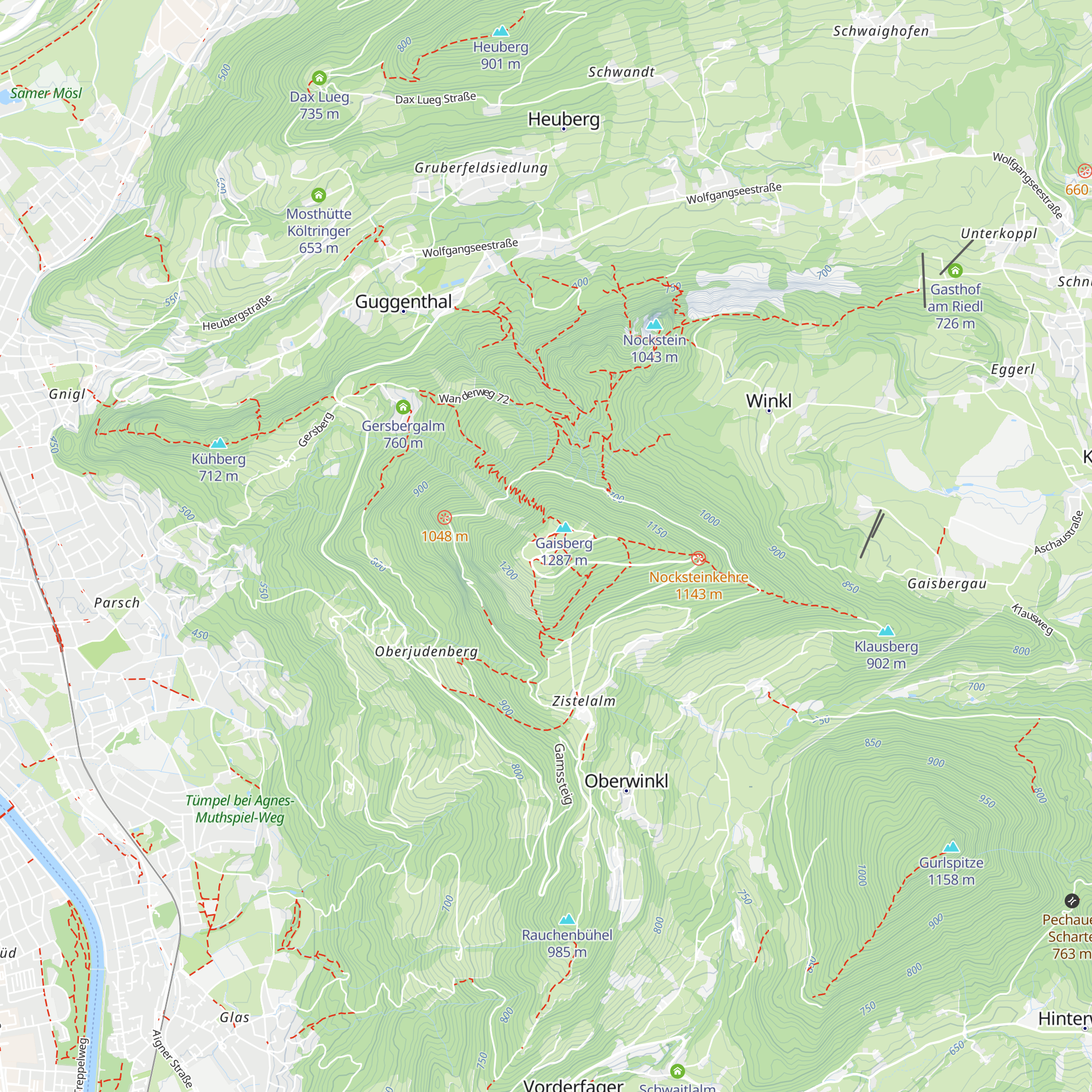 Goasn Alm map