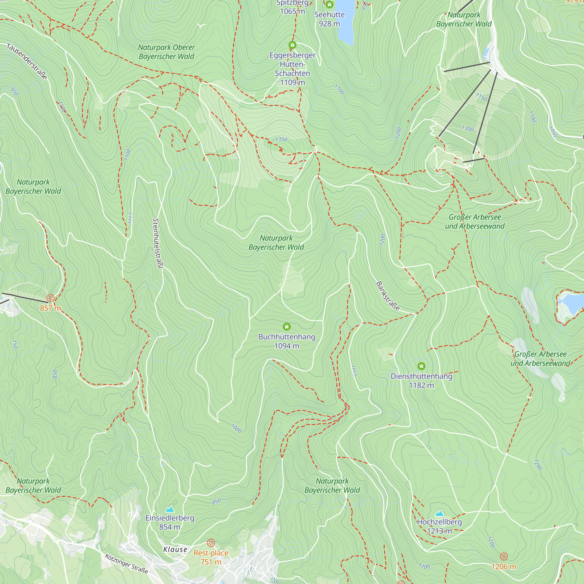 Buchhütte map