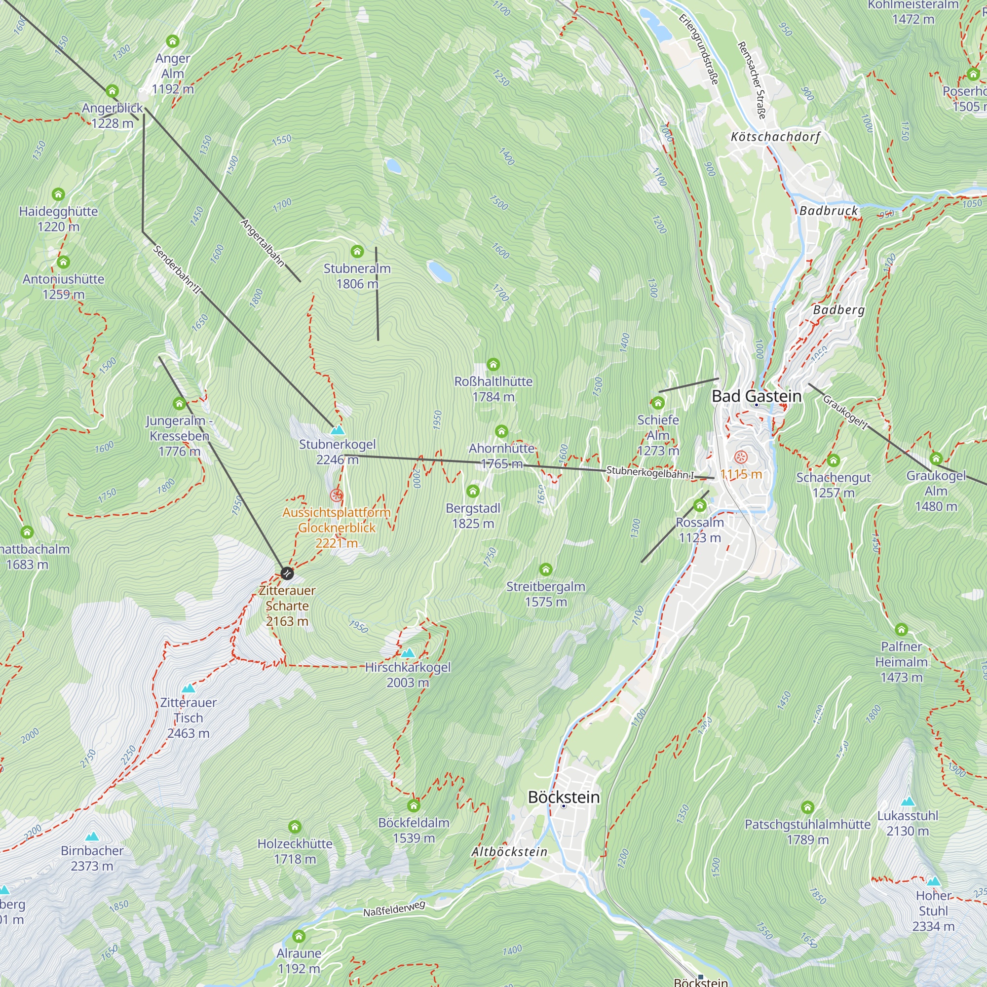 Salesenhütte map