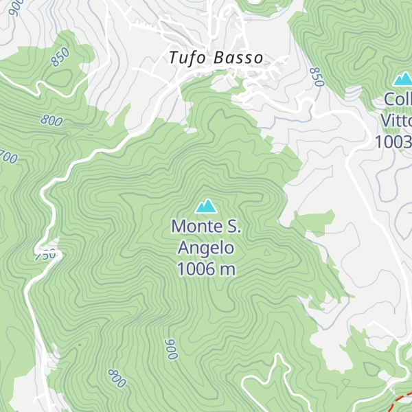 Map of Monte S. Angelo