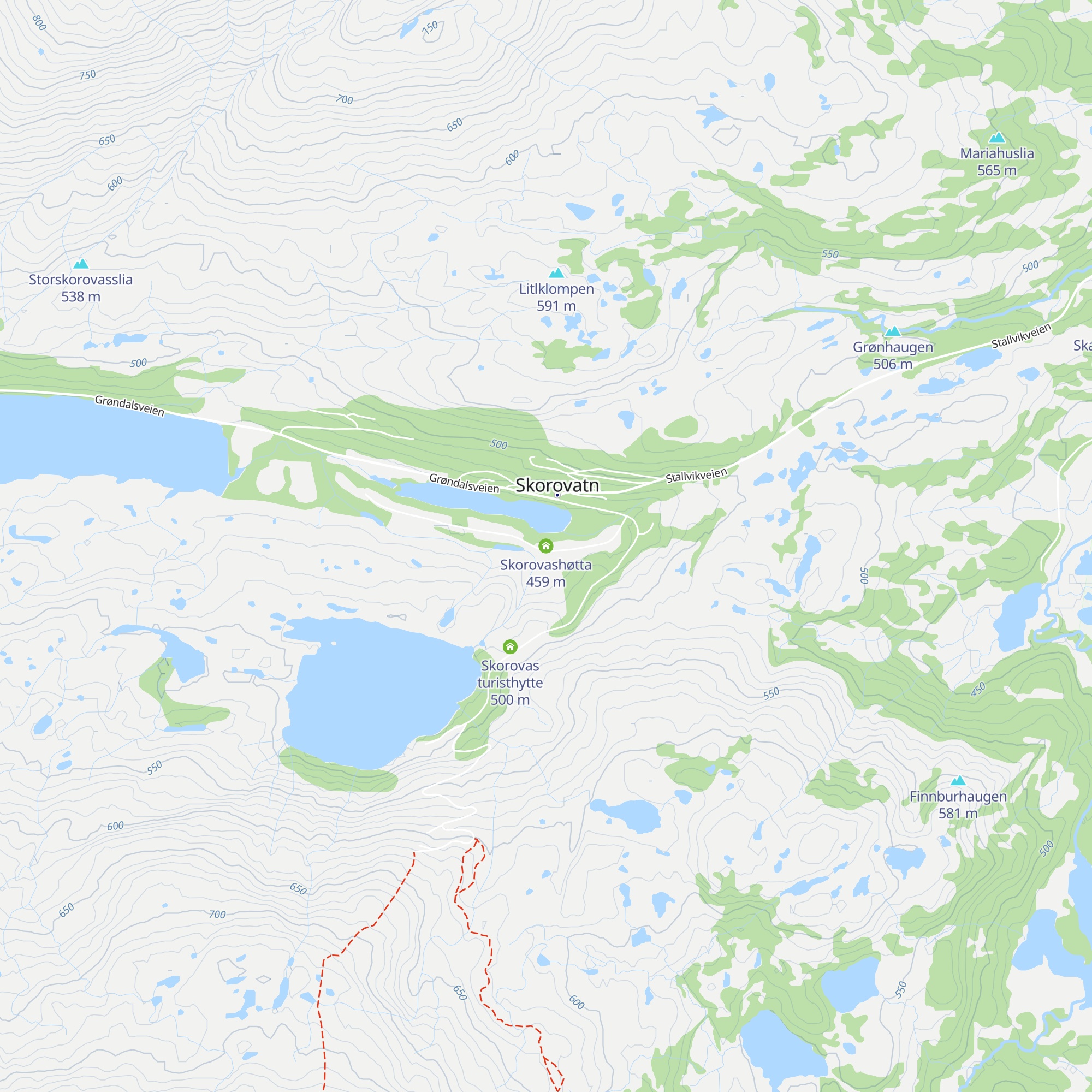 Skorovashøtta map